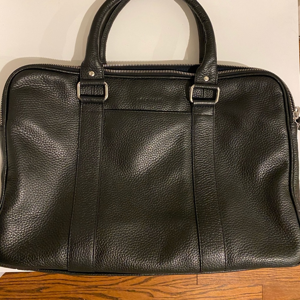 Cole Haan leather messenger / laptop bag